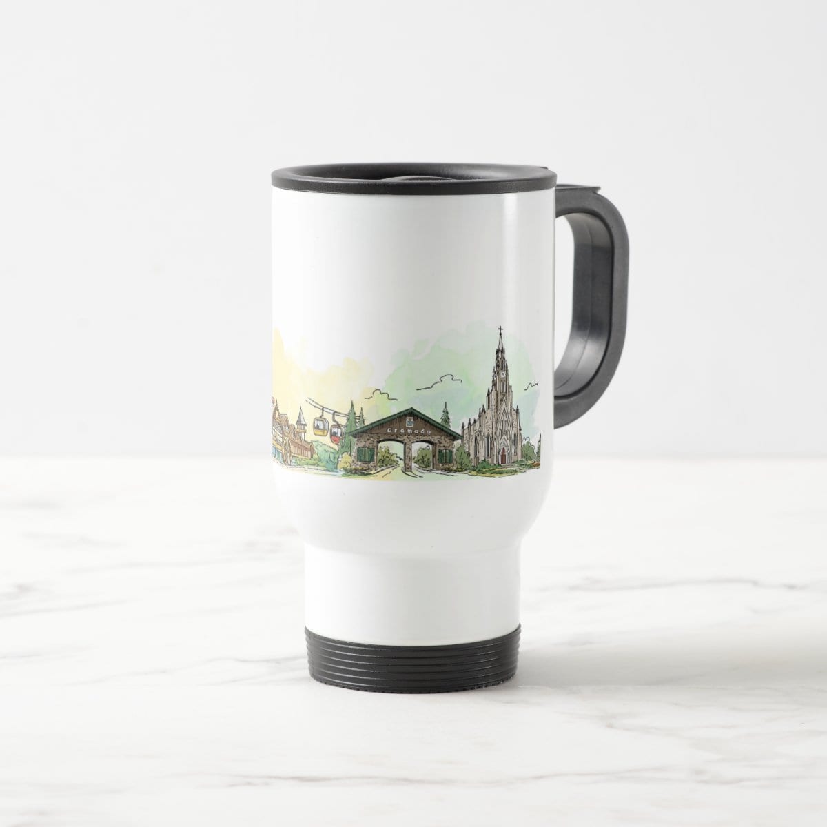 Caneca Lembrança Cidade de Gramado - Rio Grande do Sul - Térmico