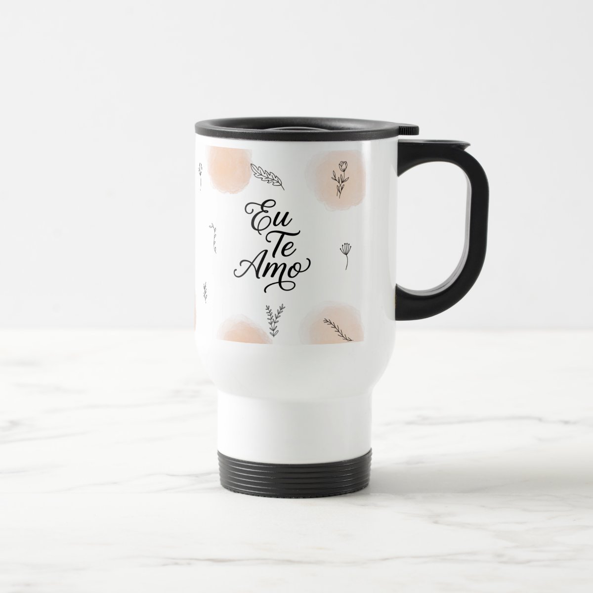 Caneca Casal com Frase Para Sempre Nós - Dia dos Namorados - Térmico