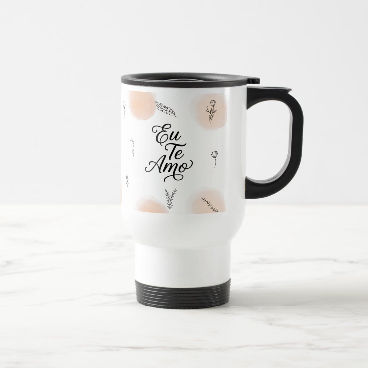 Caneca Casal com Frase Para Sempre Nós - Dia dos Namorados - Térmico