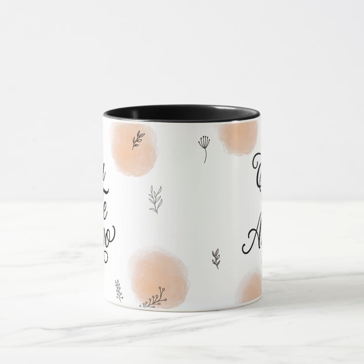 Caneca Personalizada Declação de Amor Eu Te Amo - Preta