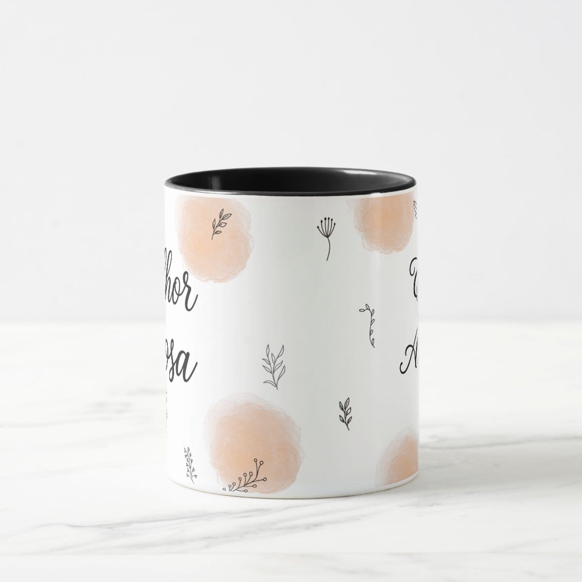Caneca Personalizada Melhor Esposa - Preta