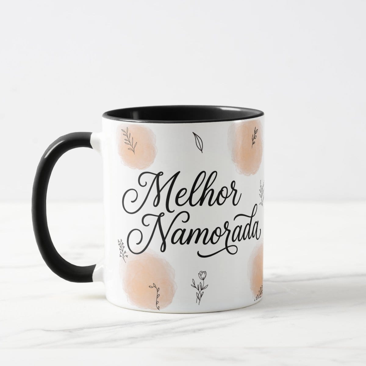 Caneca Personalizada Melhor Namorada - Preta