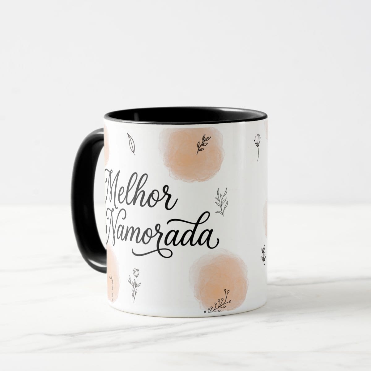 Caneca Personalizada Melhor Namorada - Preta
