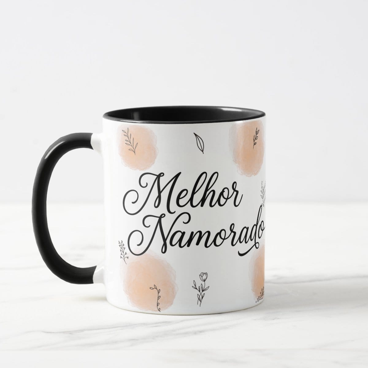 Caneca Personalizada Melhor Namorado - Preta