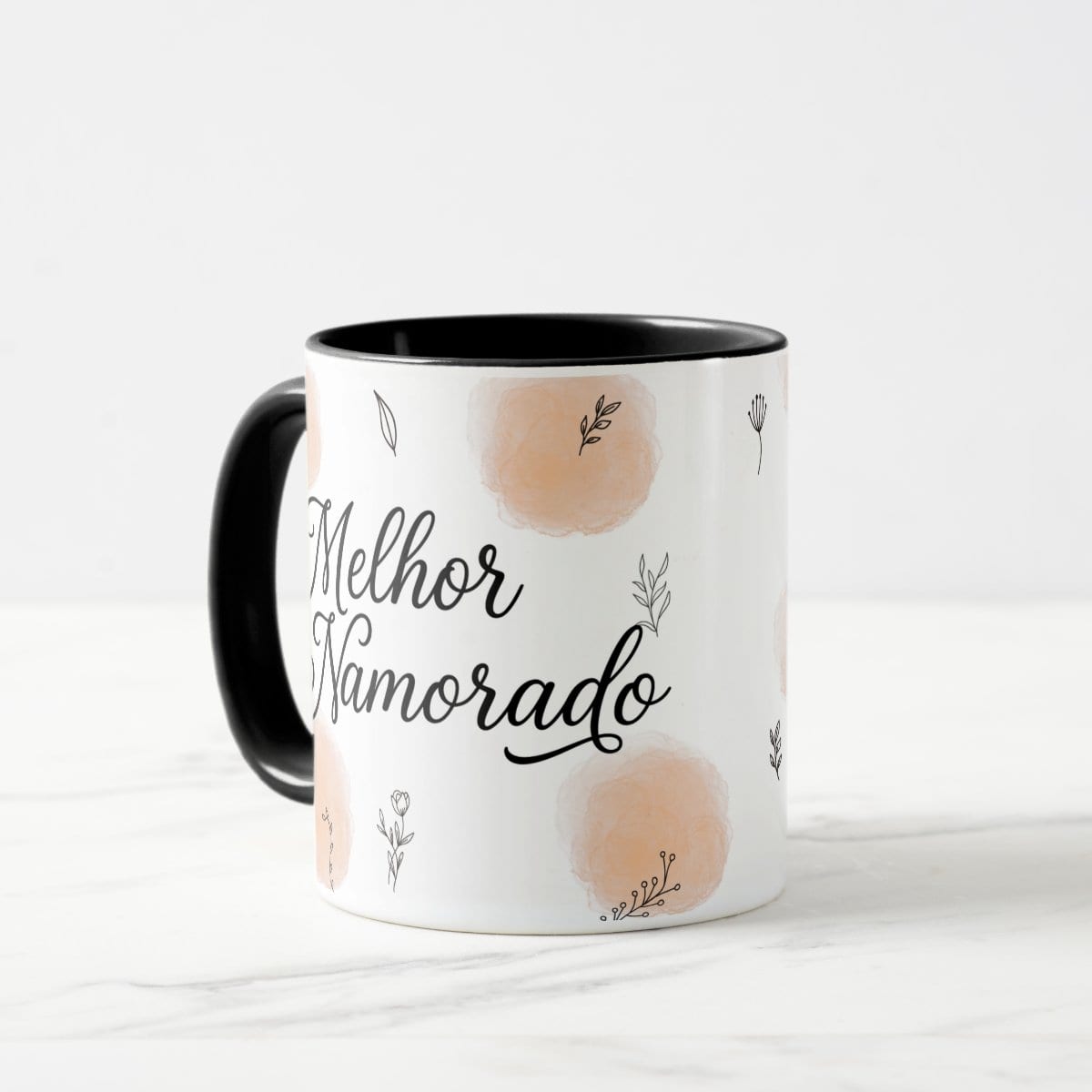 Caneca Personalizada Melhor Namorado - Preta