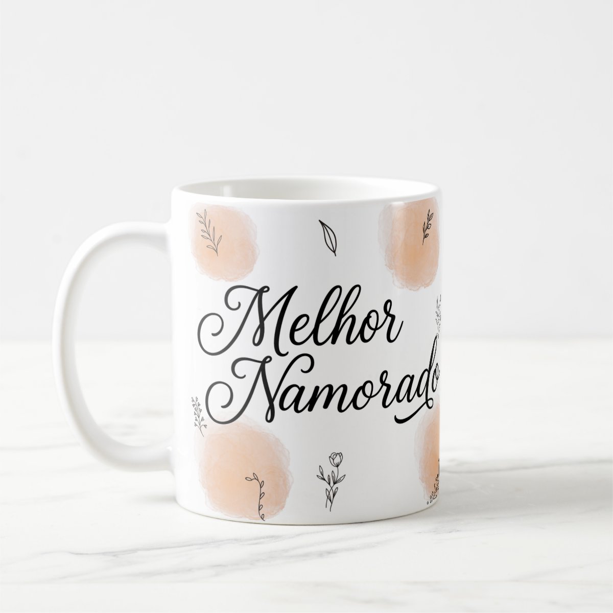 Caneca Personalizada Melhor Namorado - Branca - Outros (Casal)