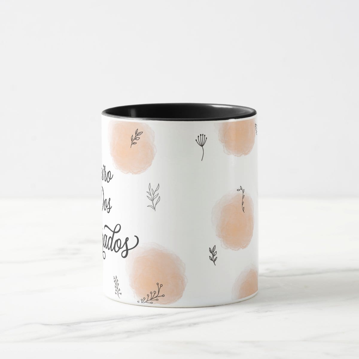 Caneca Primeiro Dia dos Namorados - Preta