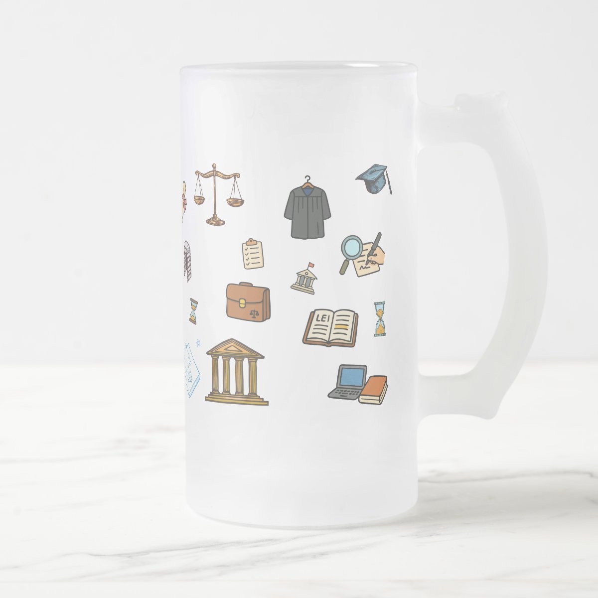 Caneca Direito com Nome Personalizada - Chopp