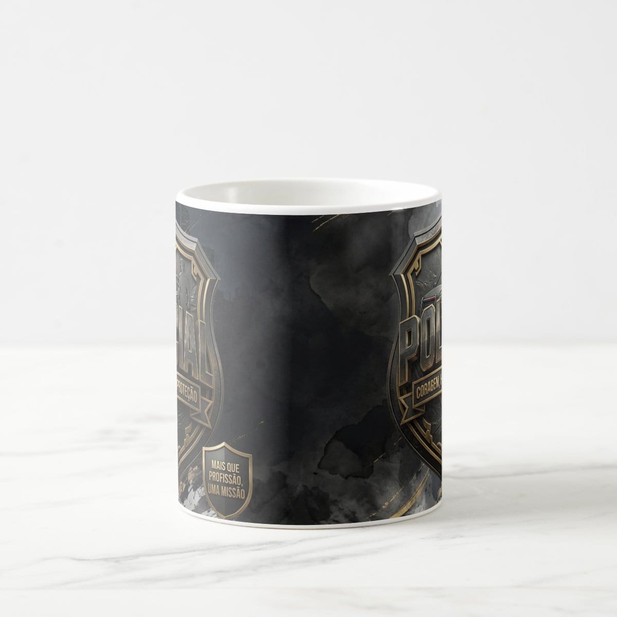 Caneca Policial Profissões Pronta Entrega Presente Policia Civil Militar