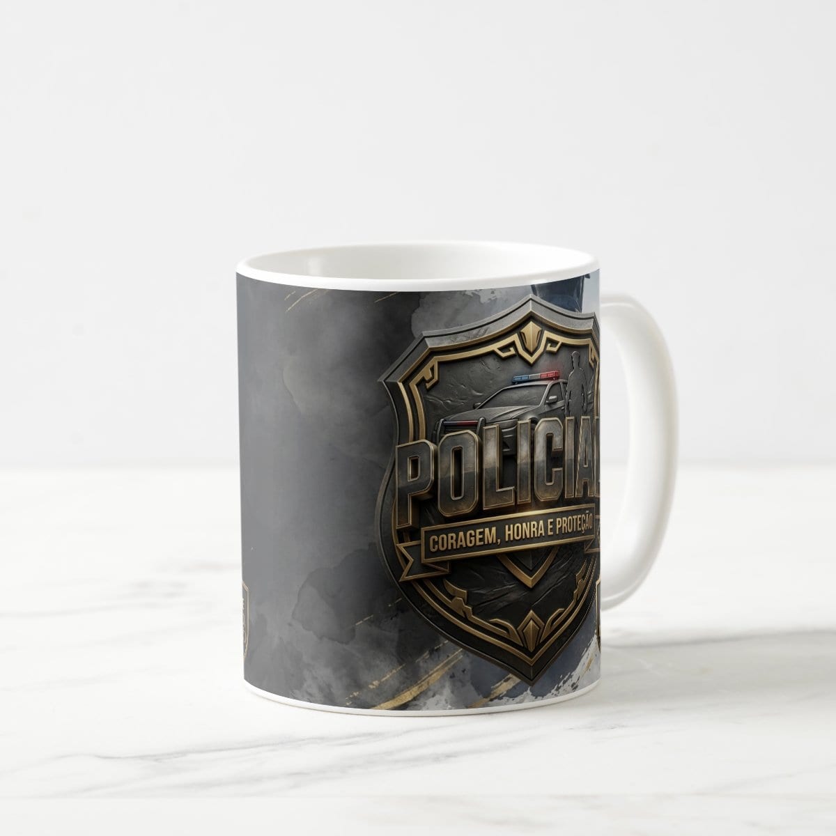 Caneca Policial Profissões Pronta Entrega Presente Policia Civil Militar