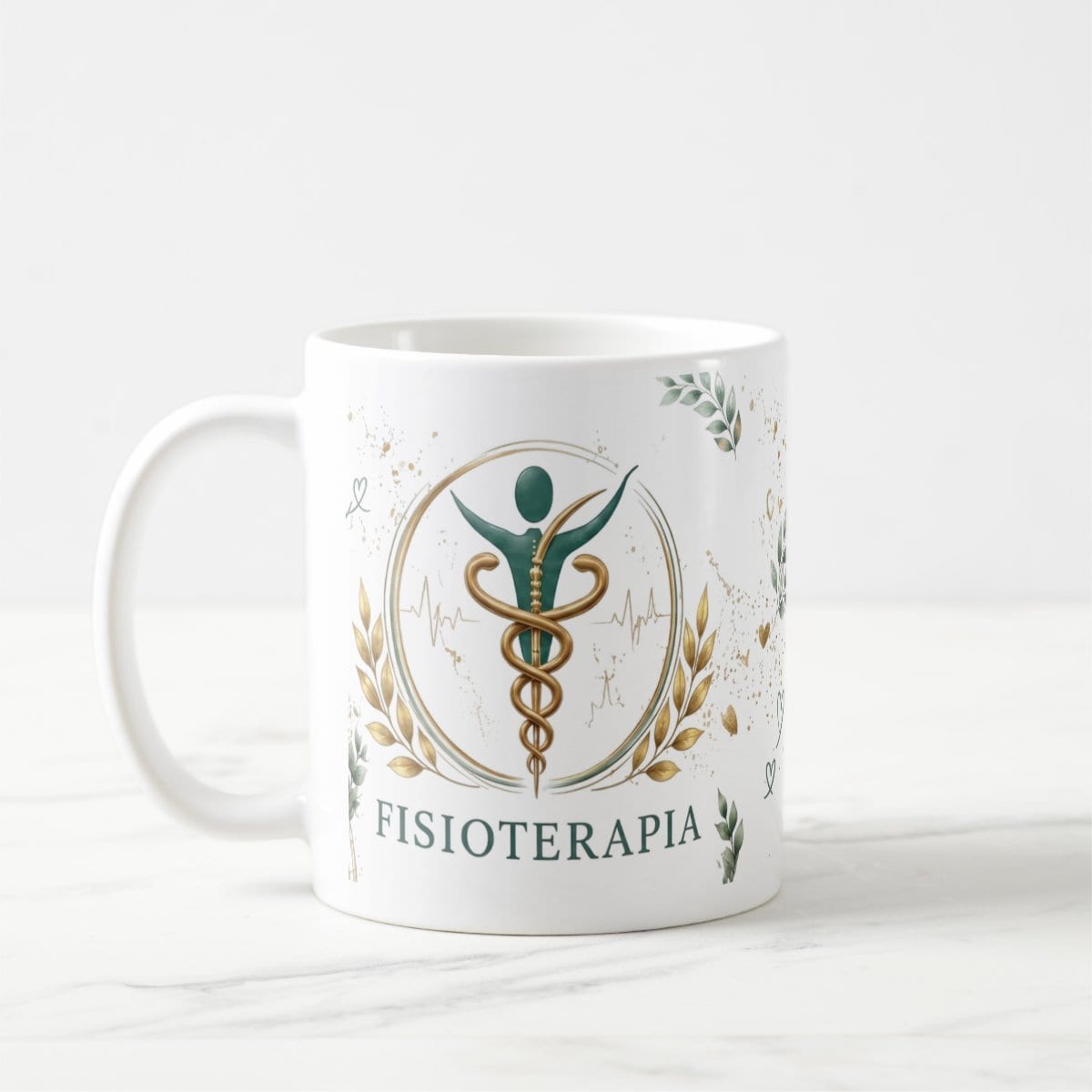 Caneca Fisioterapia Presente Fisioterapeuta Profissão Pronta Entrega