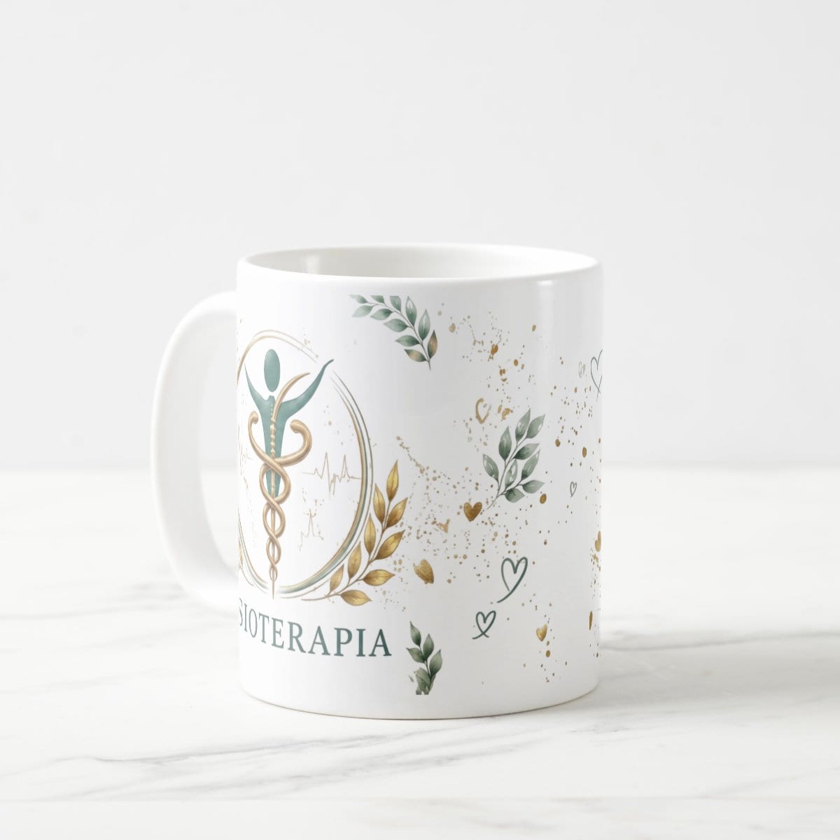 Caneca Fisioterapia Presente Fisioterapeuta Profissão Pronta Entrega