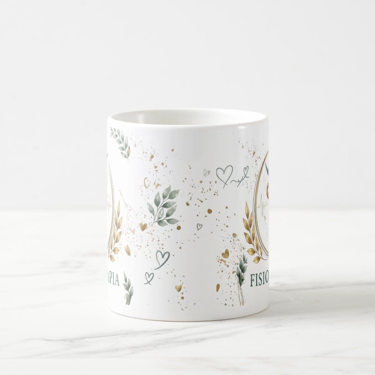 Caneca Fisioterapia Presente Fisioterapeuta Profissão Pronta Entrega