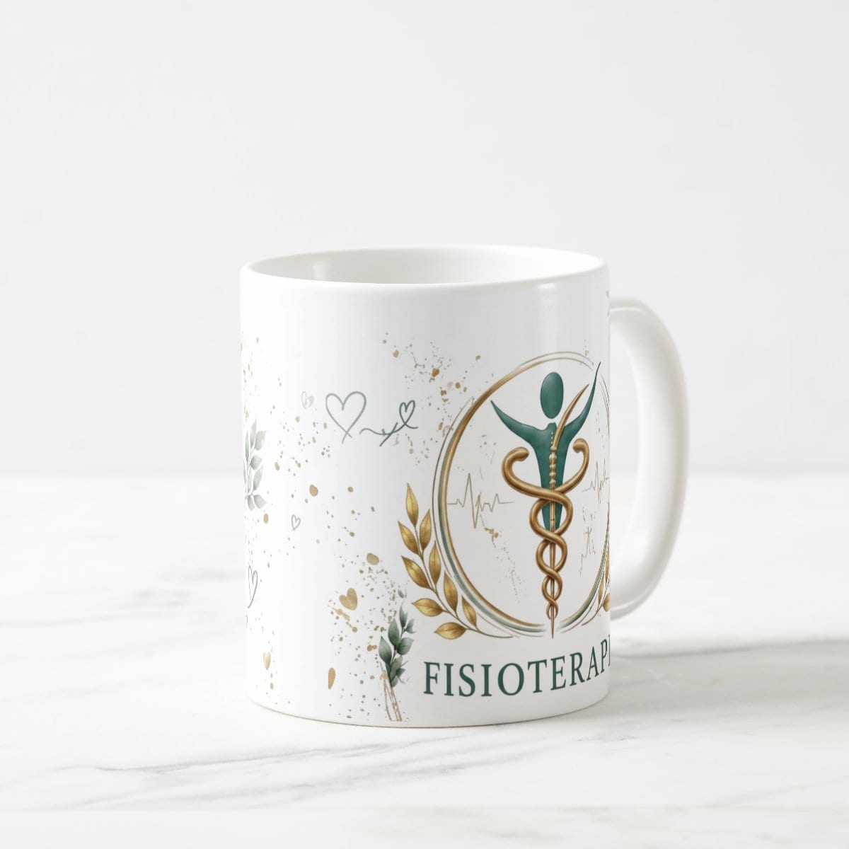 Caneca Fisioterapia Presente Fisioterapeuta Profissão Pronta Entrega